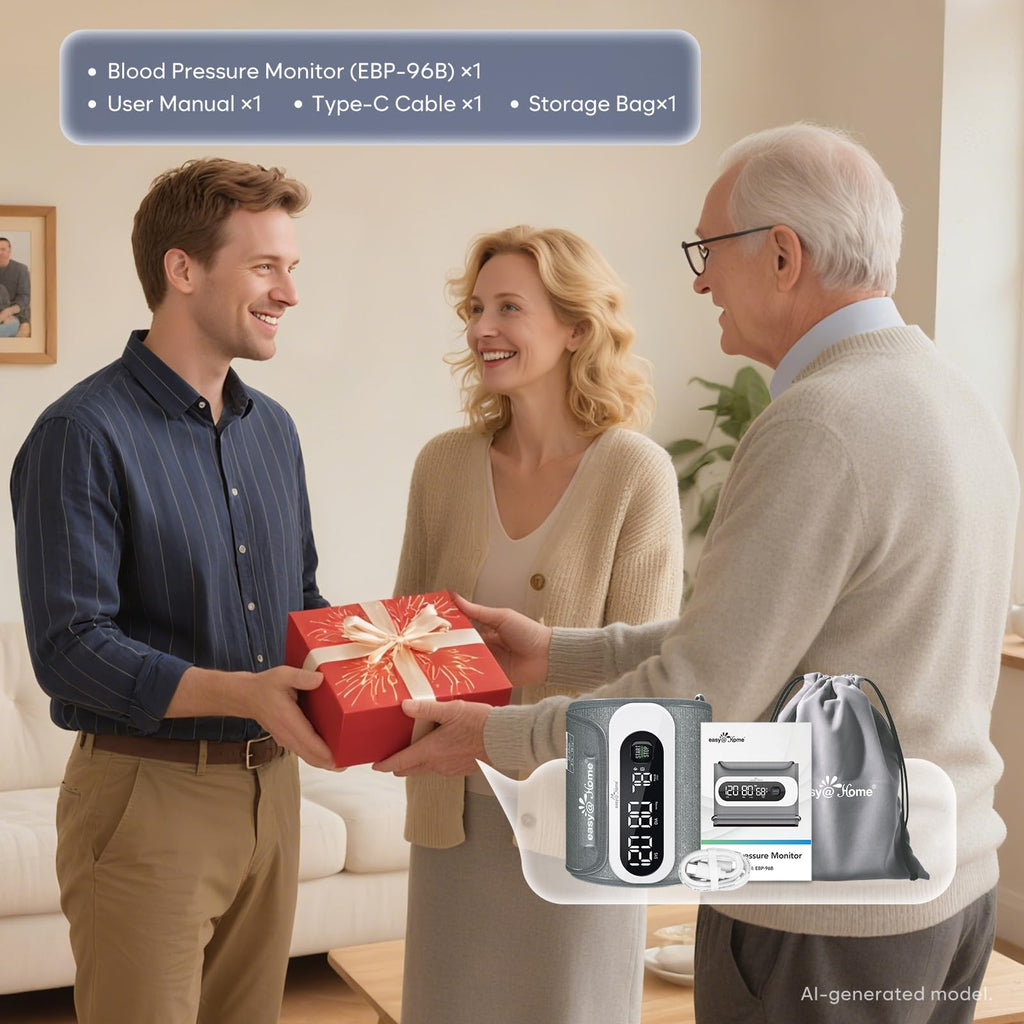 Wireless Bluetooth Blood Pressure Monitor with Large Cuff J2601