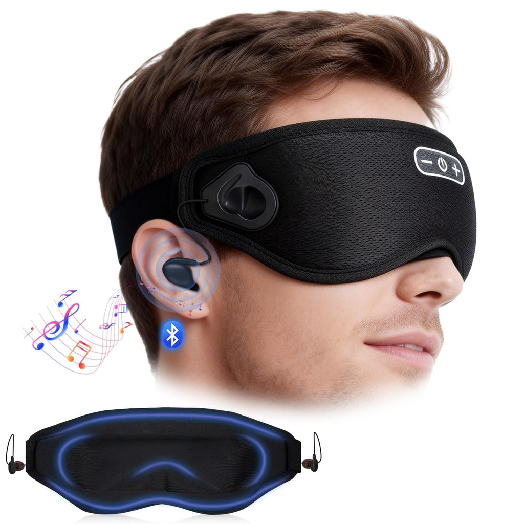 Wireless Bluetooth Sleep Headphones and Blackout Sleep Mask T841835