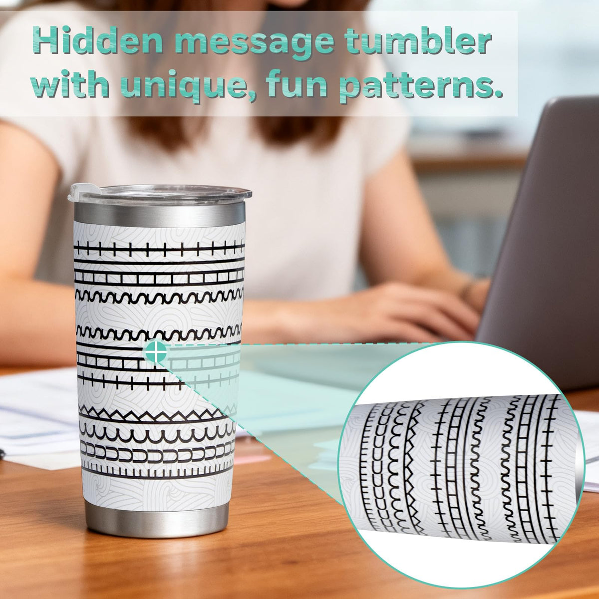 20oz Stainless Steel Travel Tumbler X195