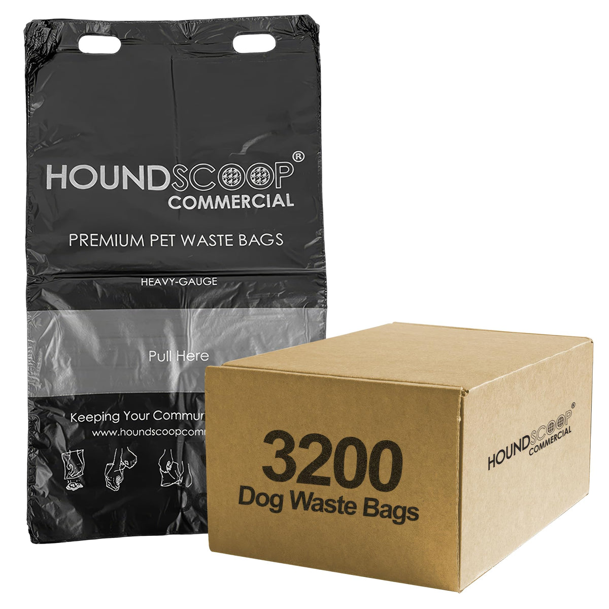 XL Pull-Strap Header Pet Waste Bags A206084