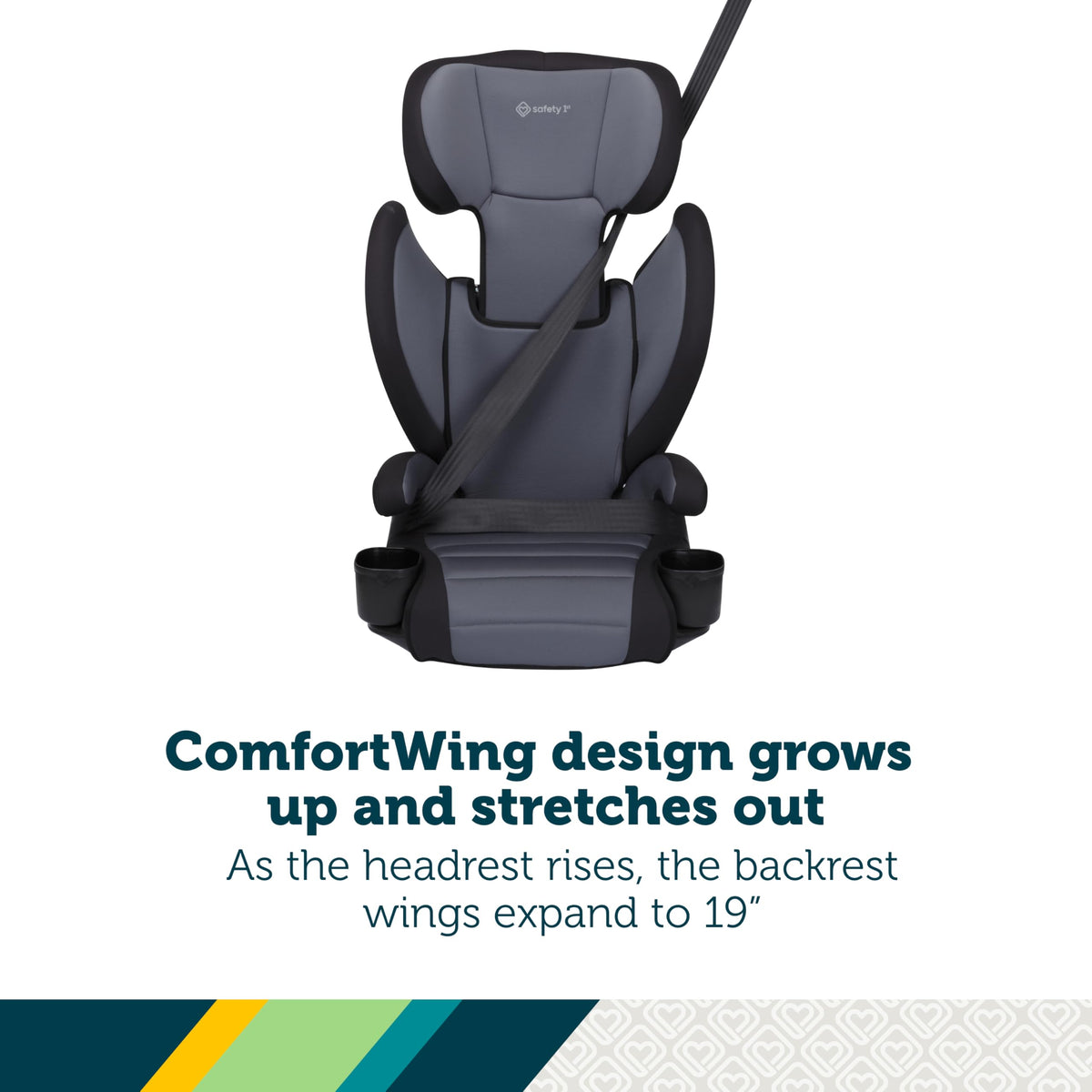 2-in-1 Booster Car Seat, High-Back to Backless, 40-100 lbs Q781