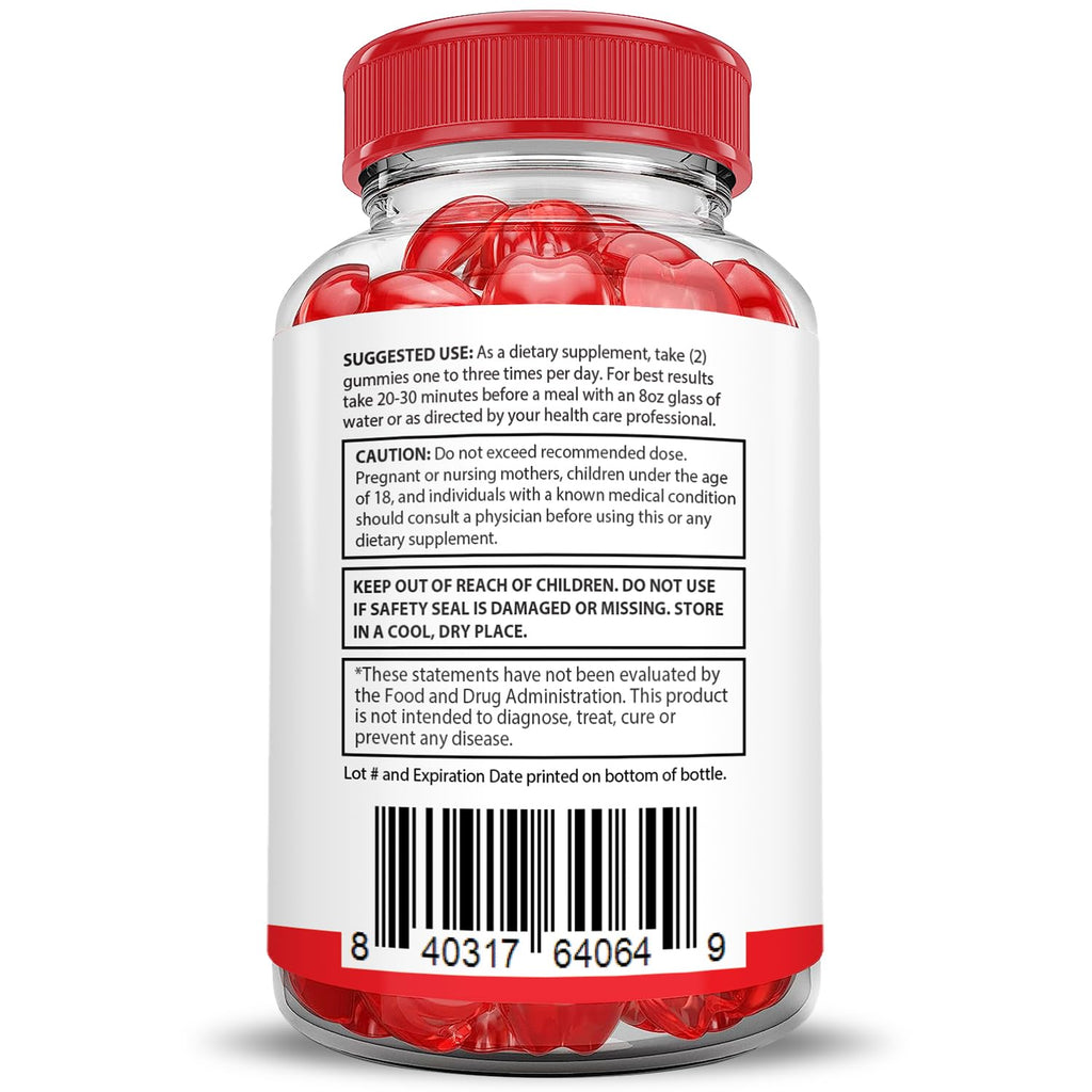 2000MG Beet Juice ACV Pomegranate B12 Vegan Non GMO Gummies H342