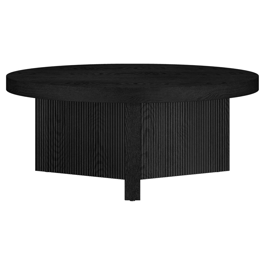 36" Scandinavian Fluted Coffee Table O9717