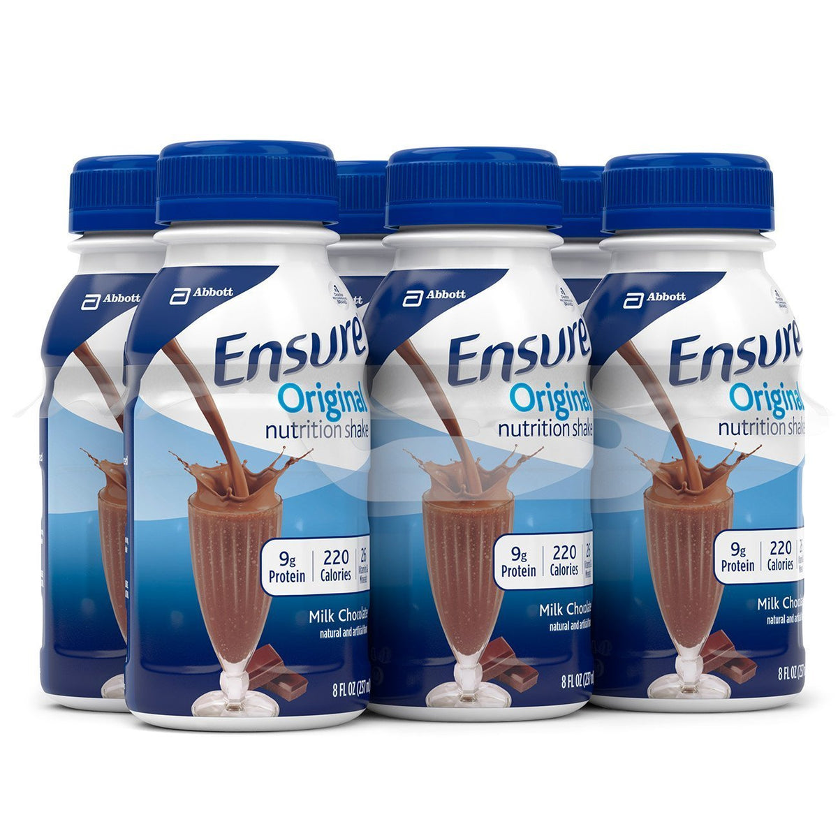 Original Nutrition Shake Milk Chocolate 8 Ounces 12 Count V3885