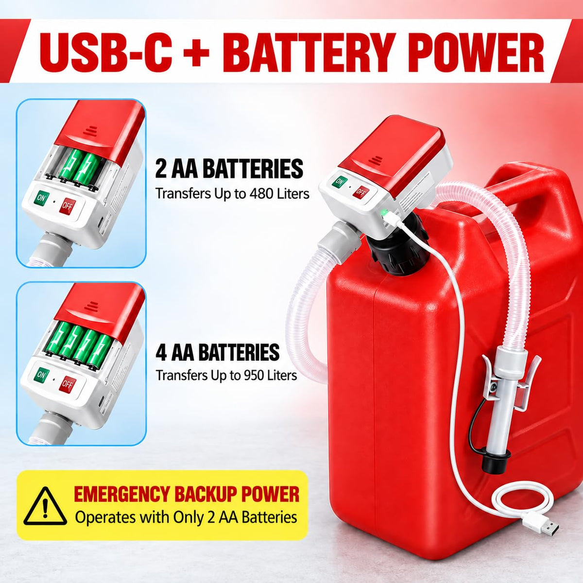 Battery Powered Electric Fuel Transfer Pump G210