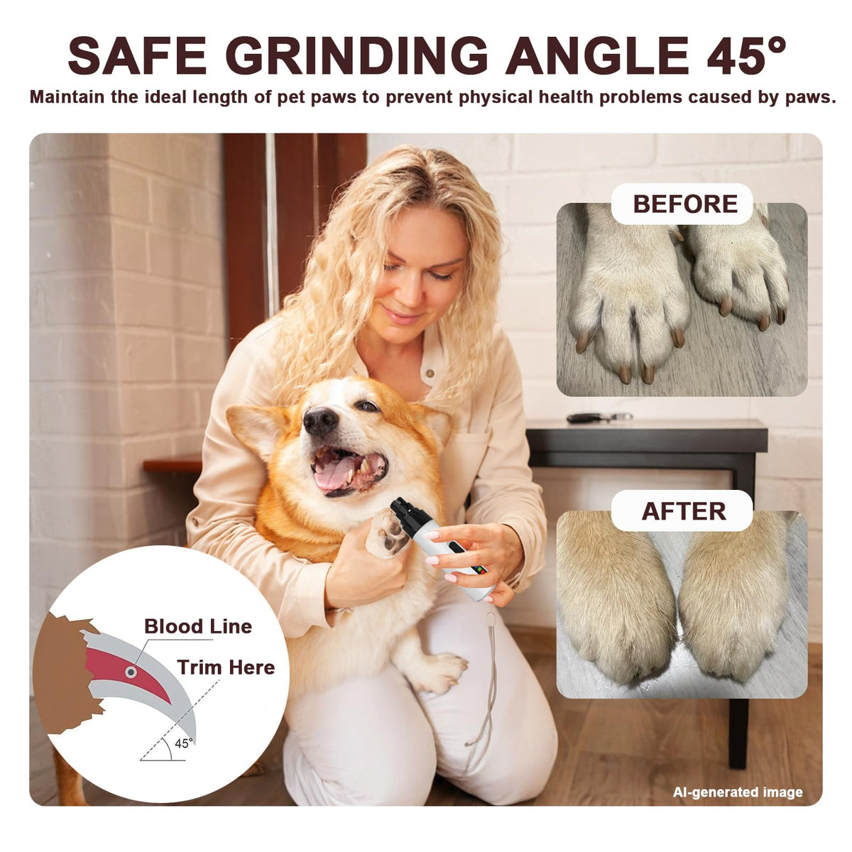 Electric Pet Nail Grinder E696109