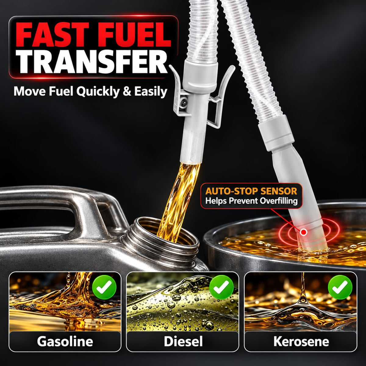 Battery Powered Electric Fuel Transfer Pump G210