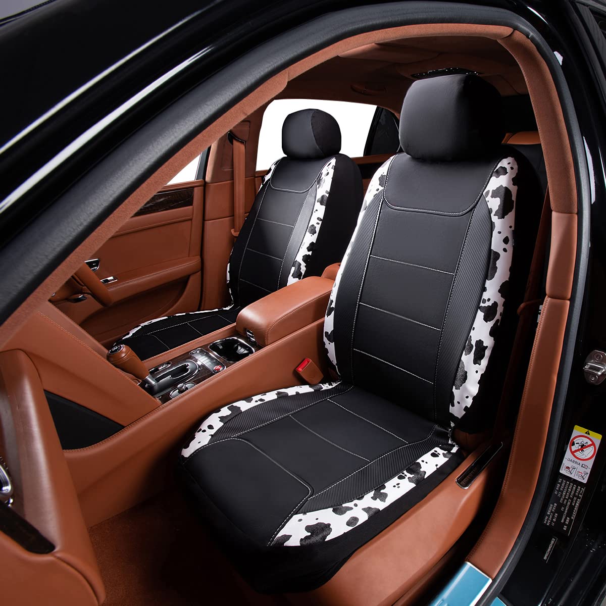 Water Proof Faux Leather Car Seat Covers Full Set H36217