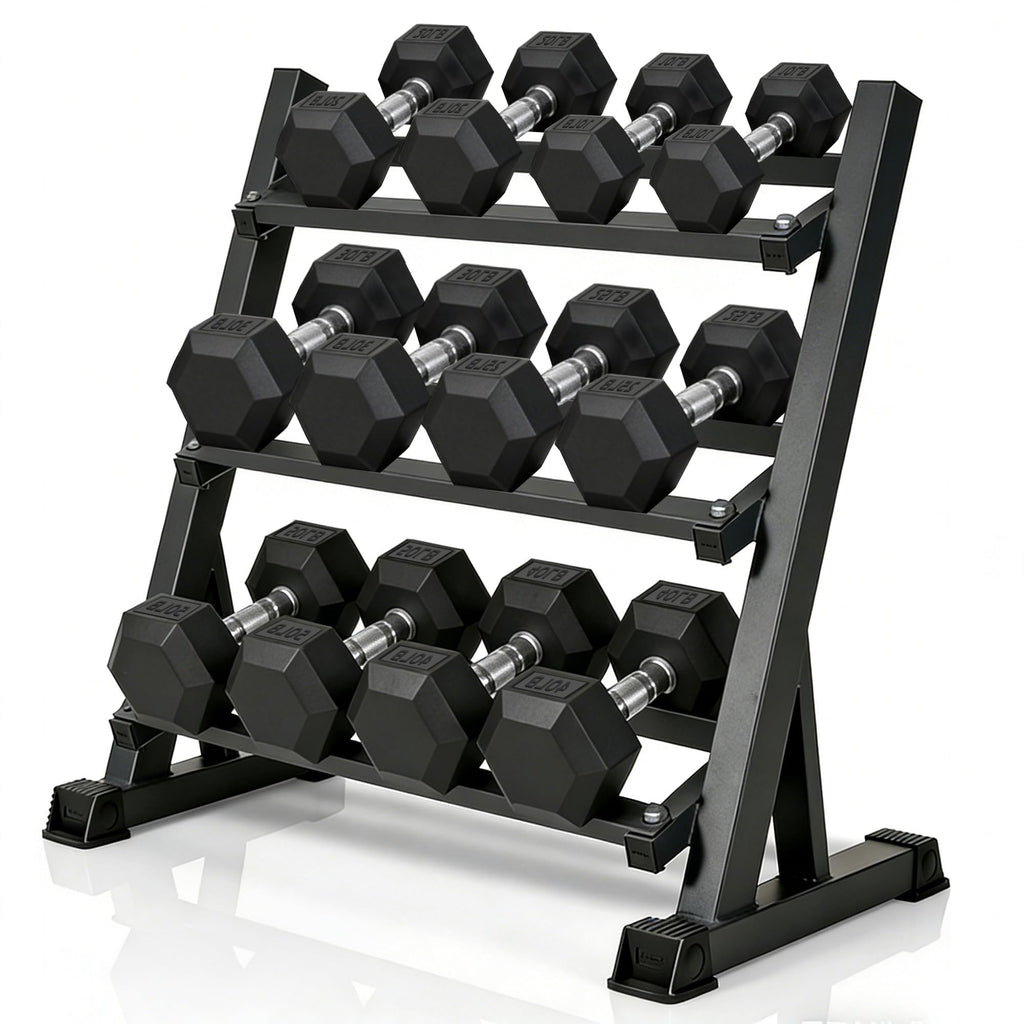 Dumbbell Set with Rack S7057