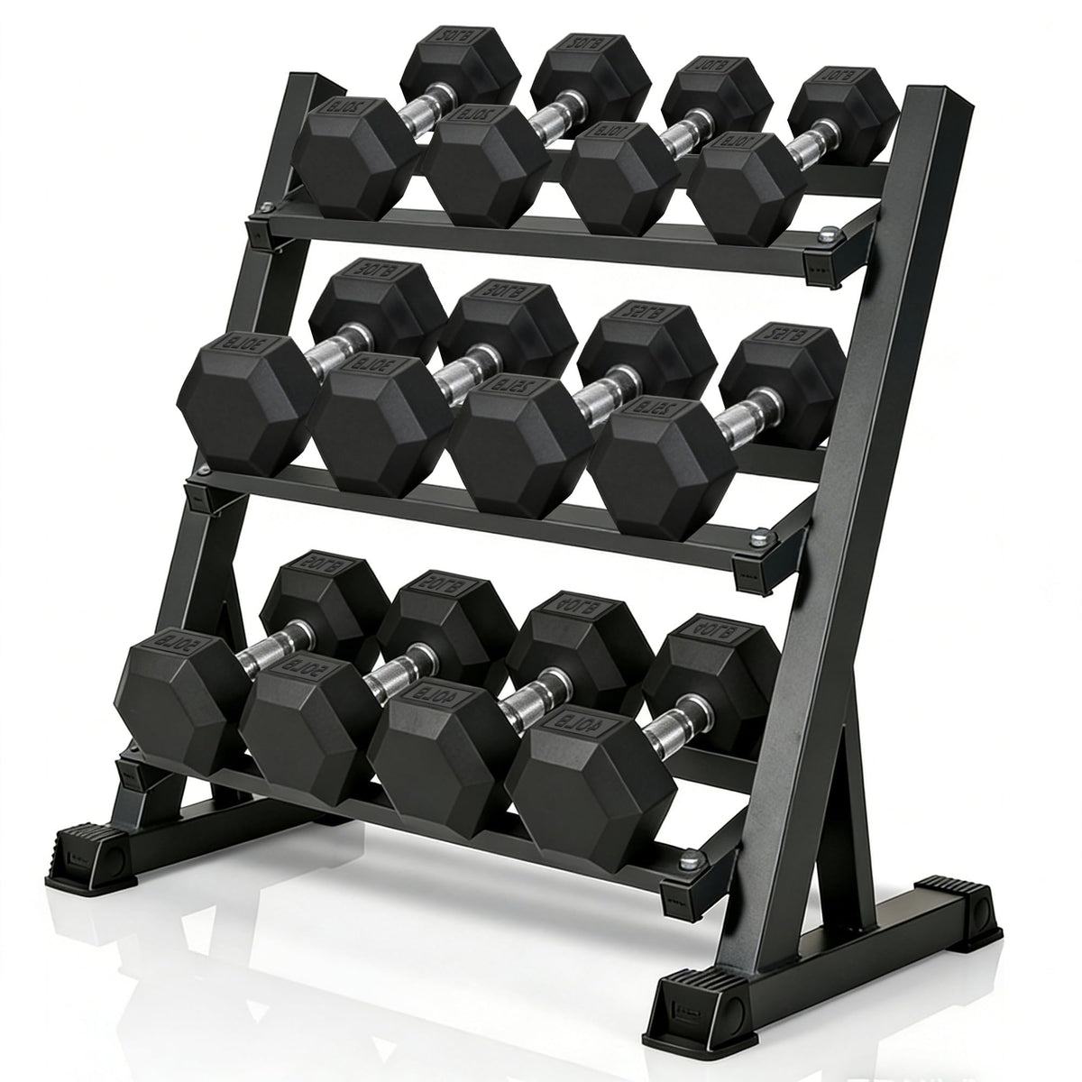 Dumbbell Set with Rack S7057