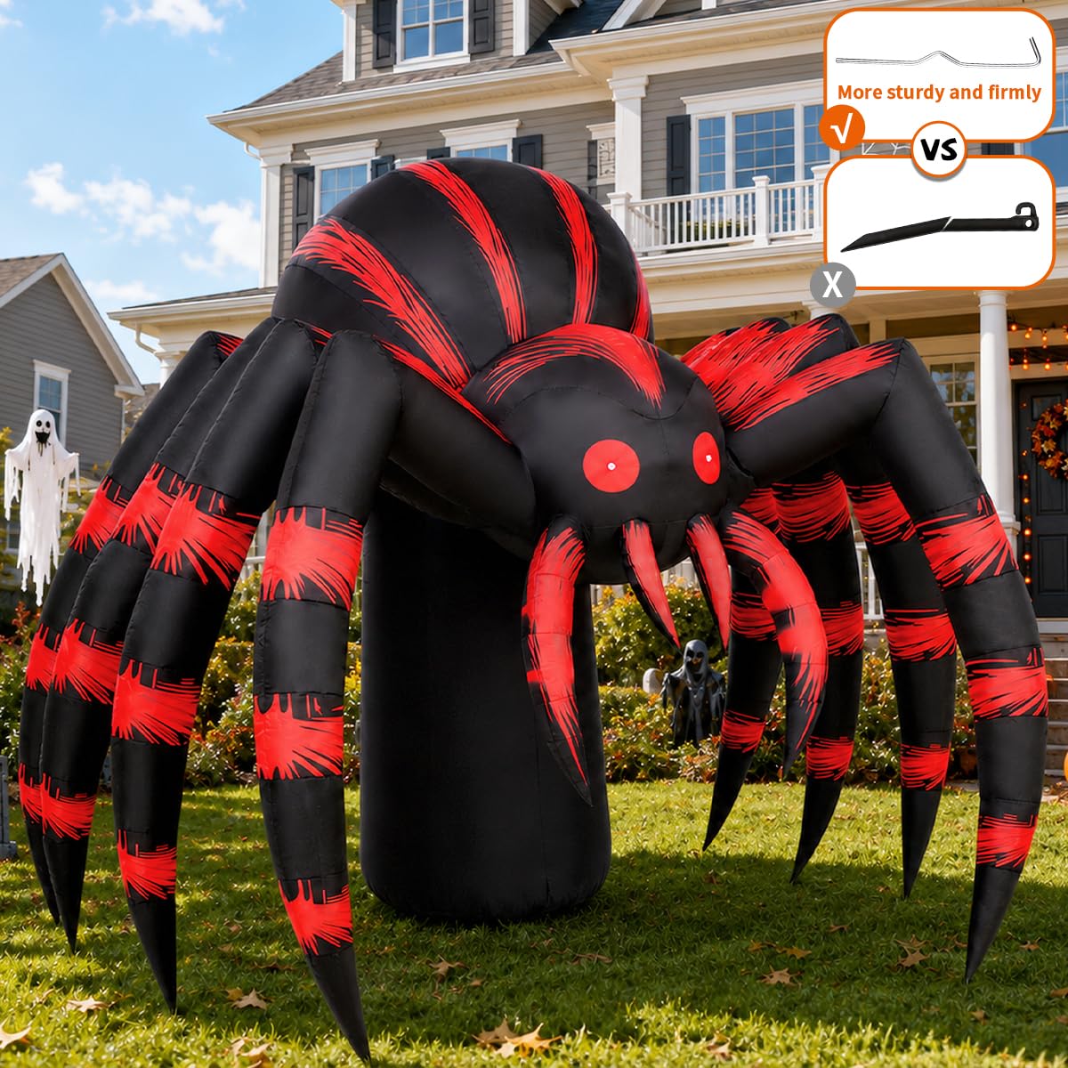 7FT Halloween Inflatables Yard Decor with LEDs O65494