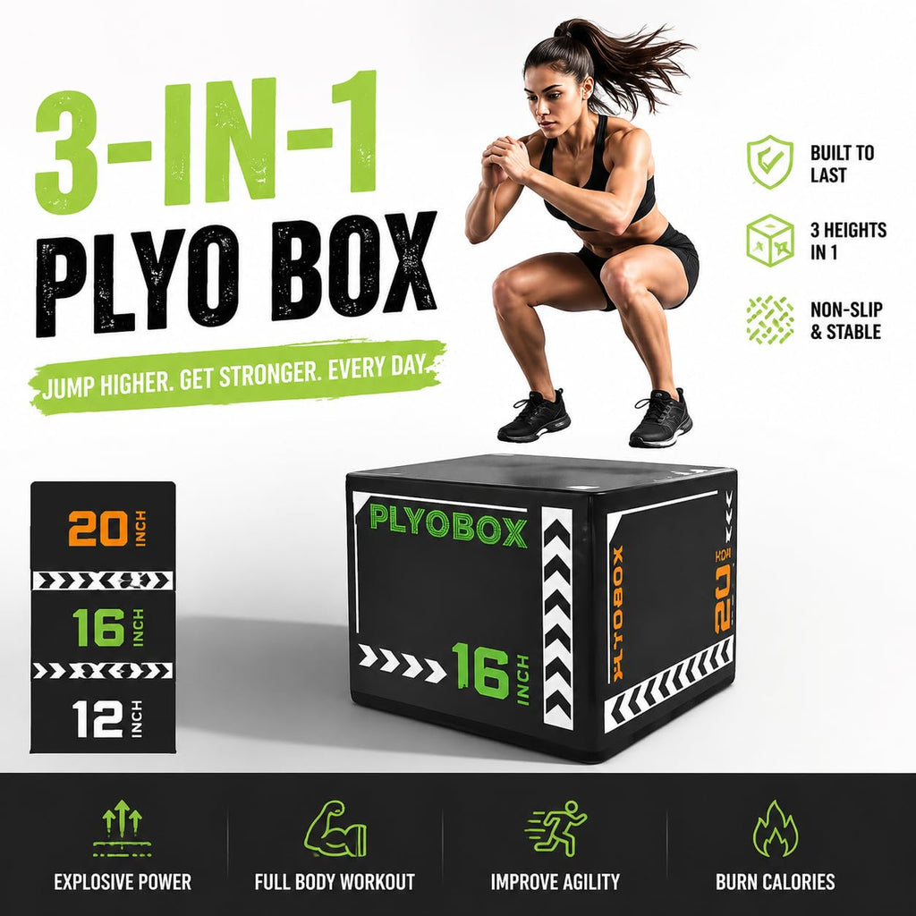 3-in-1 Foam Plyo Box C980