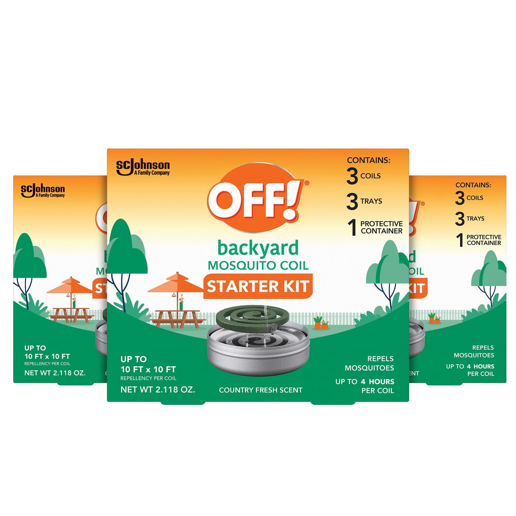 Mosquito Coils with Trays 3 Count (Pack of 3) C67261