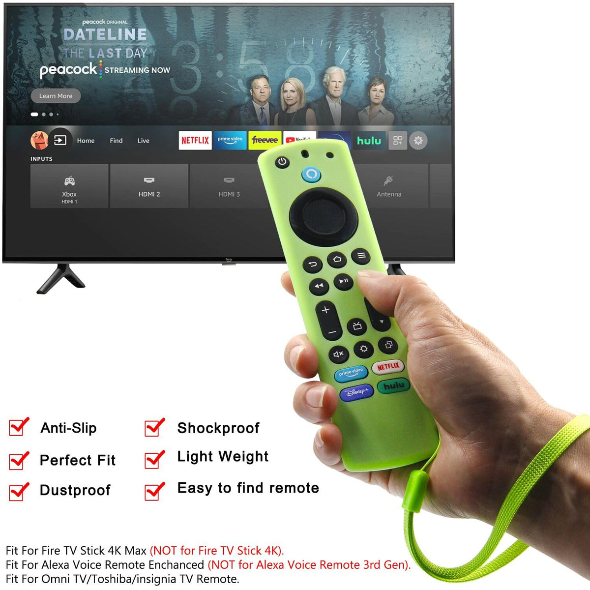 Silicone Remote Case 3pcs with Lanyard K38762