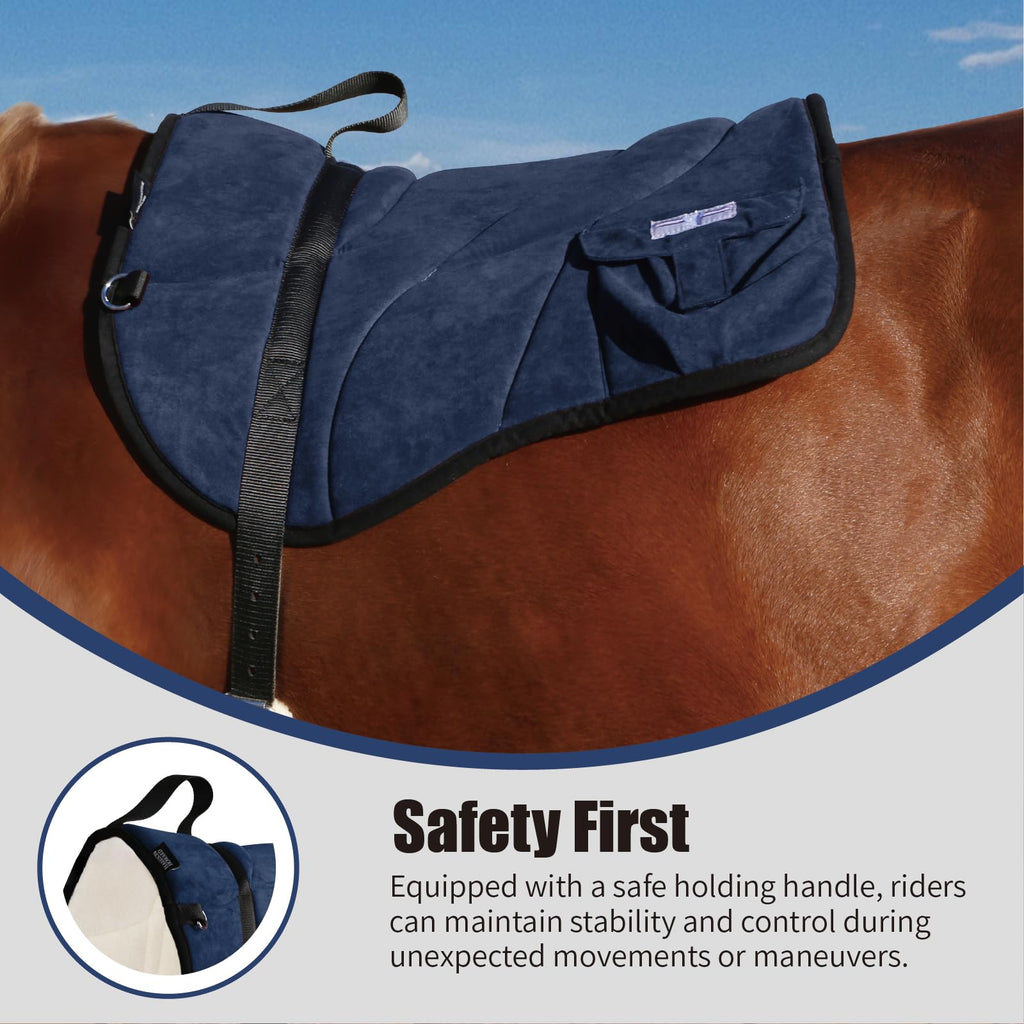 Western Bareback Saddle Pad with Matching Girth E7013