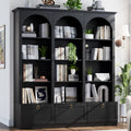 71" Tall 5-Tier Bookcase with Doors F133