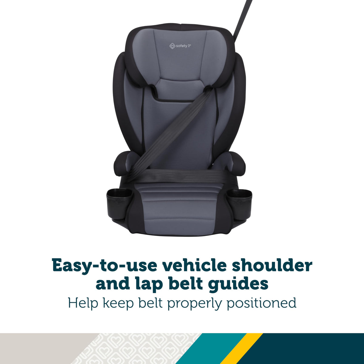 2-in-1 Booster Car Seat, High-Back to Backless, 40-100 lbs Q781