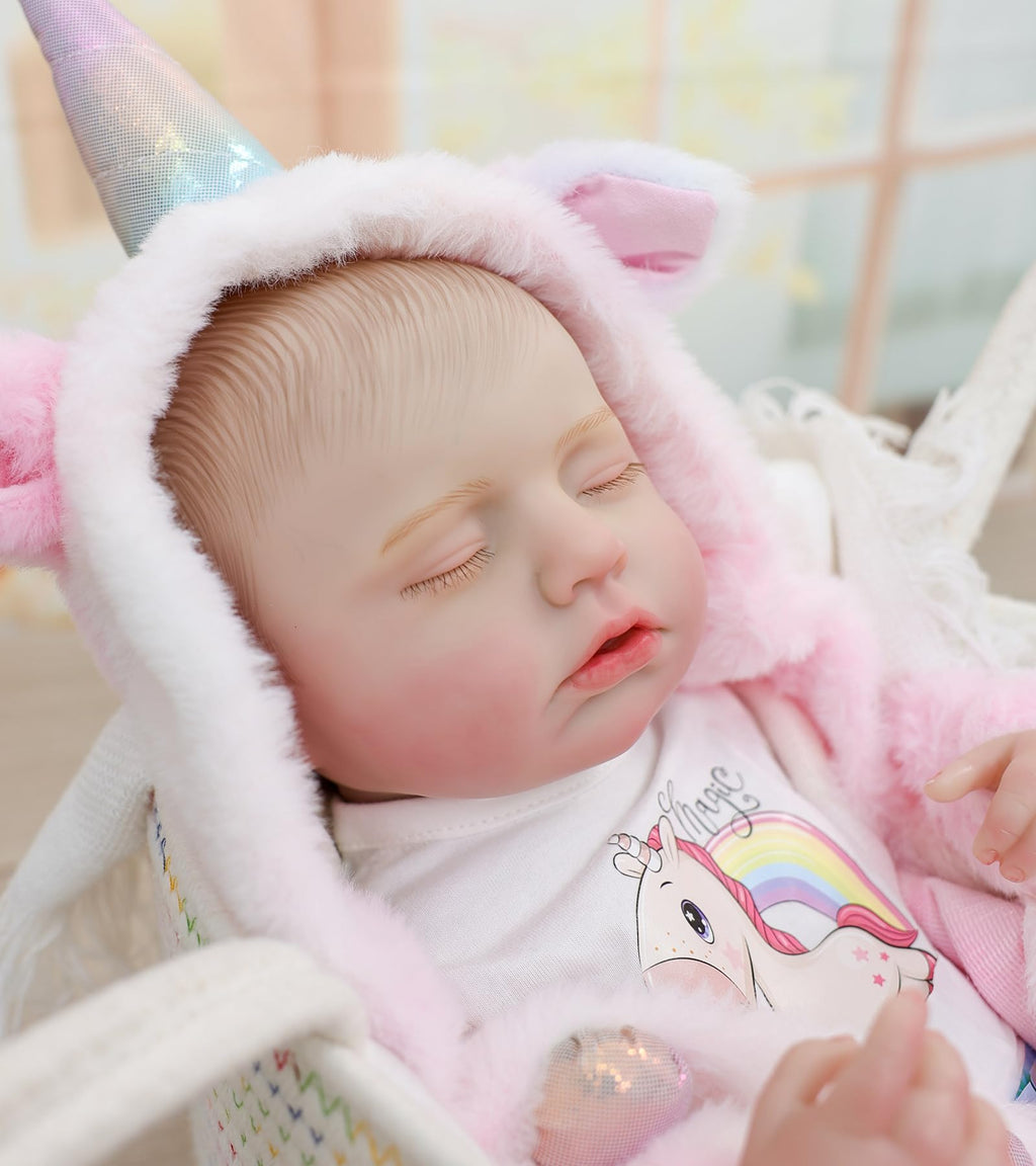 20 Inch Realistic Full Body Vinyl Baby Doll W3304