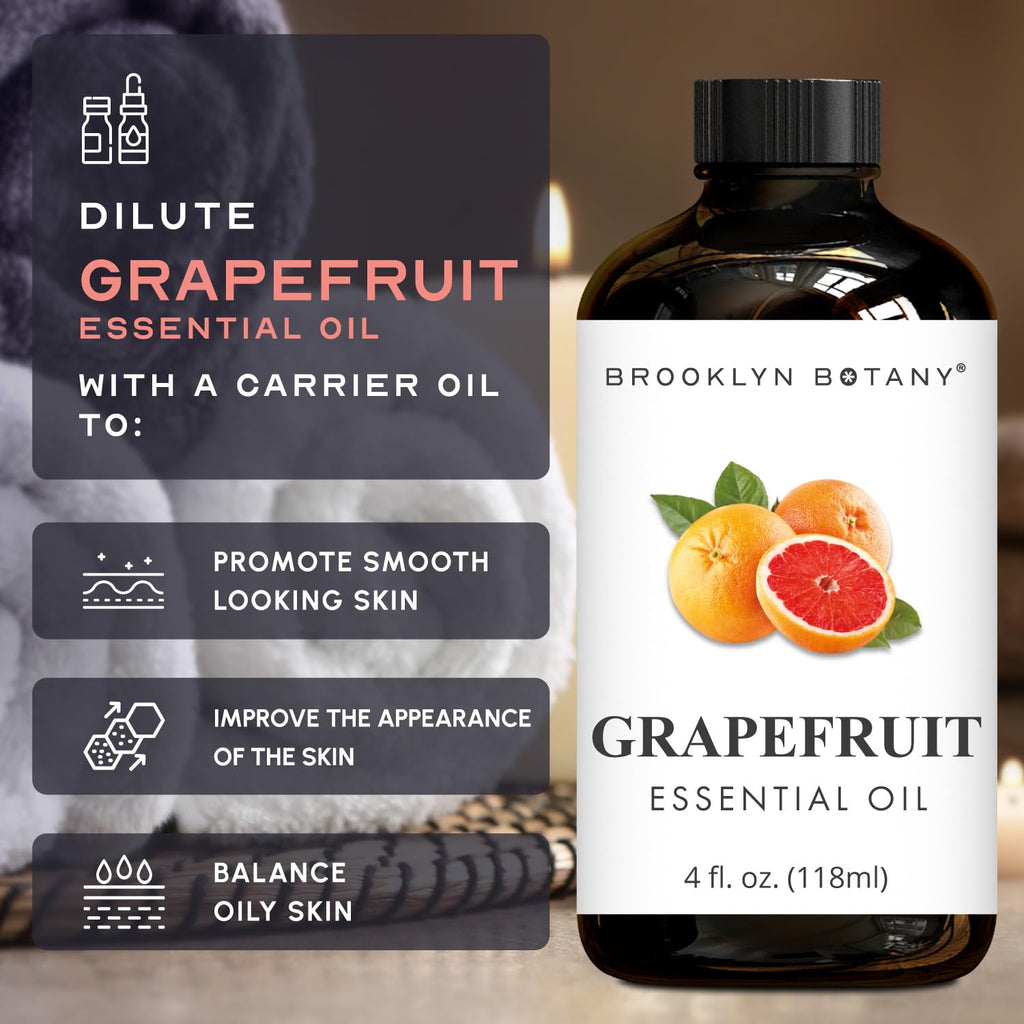 Tea Tree & Grapefruit Essential Oils 4 Fl Oz (Pack of 2) E570