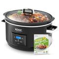 8.5-Quart Programmable Slow Cooker with Digital Countdown Timer, Black, Oval B8154