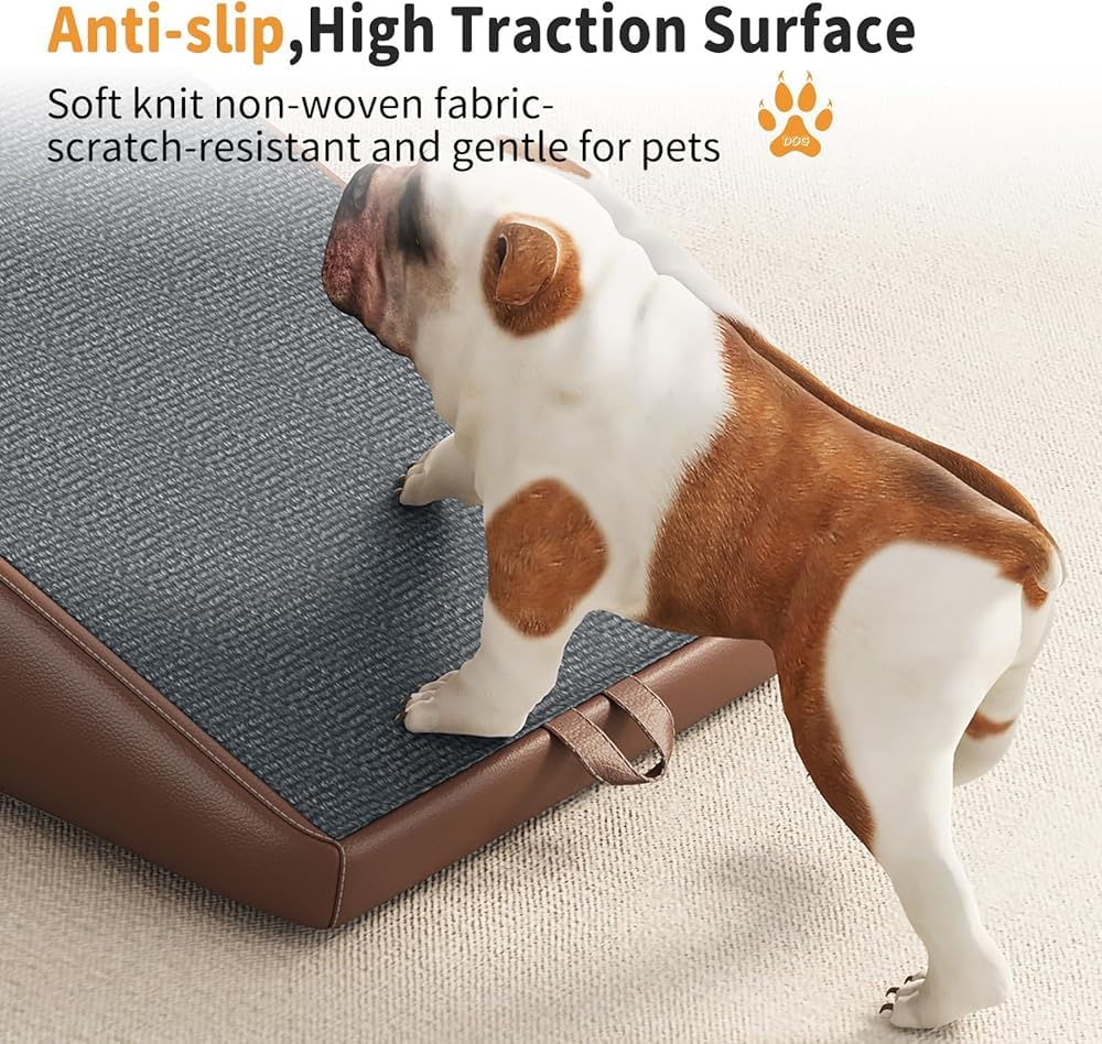 Foldable 2-in-1 Pet Ottoman Dog Safety Ramp K49786