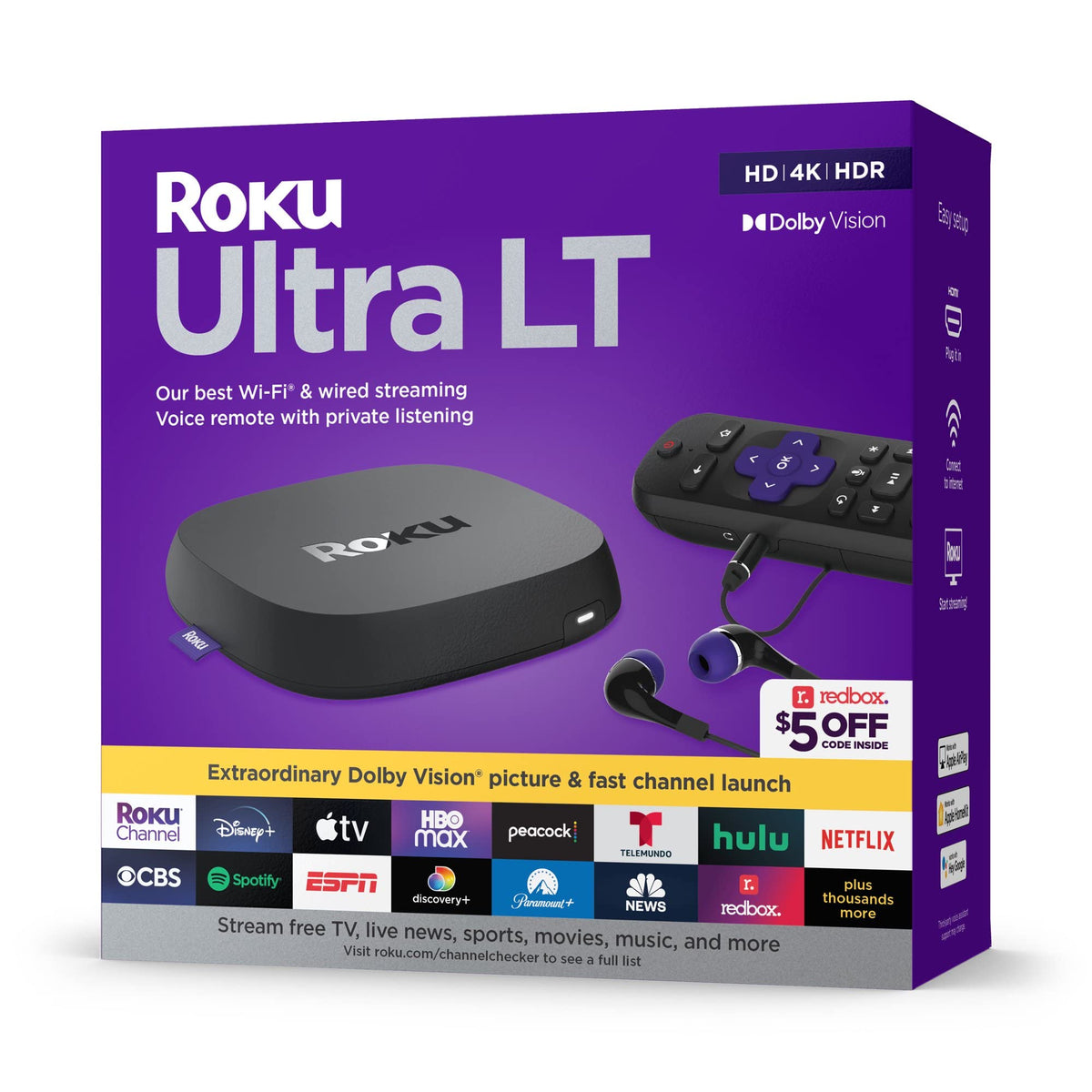 4K HDR Streaming Player with HDMI Cable Q6661