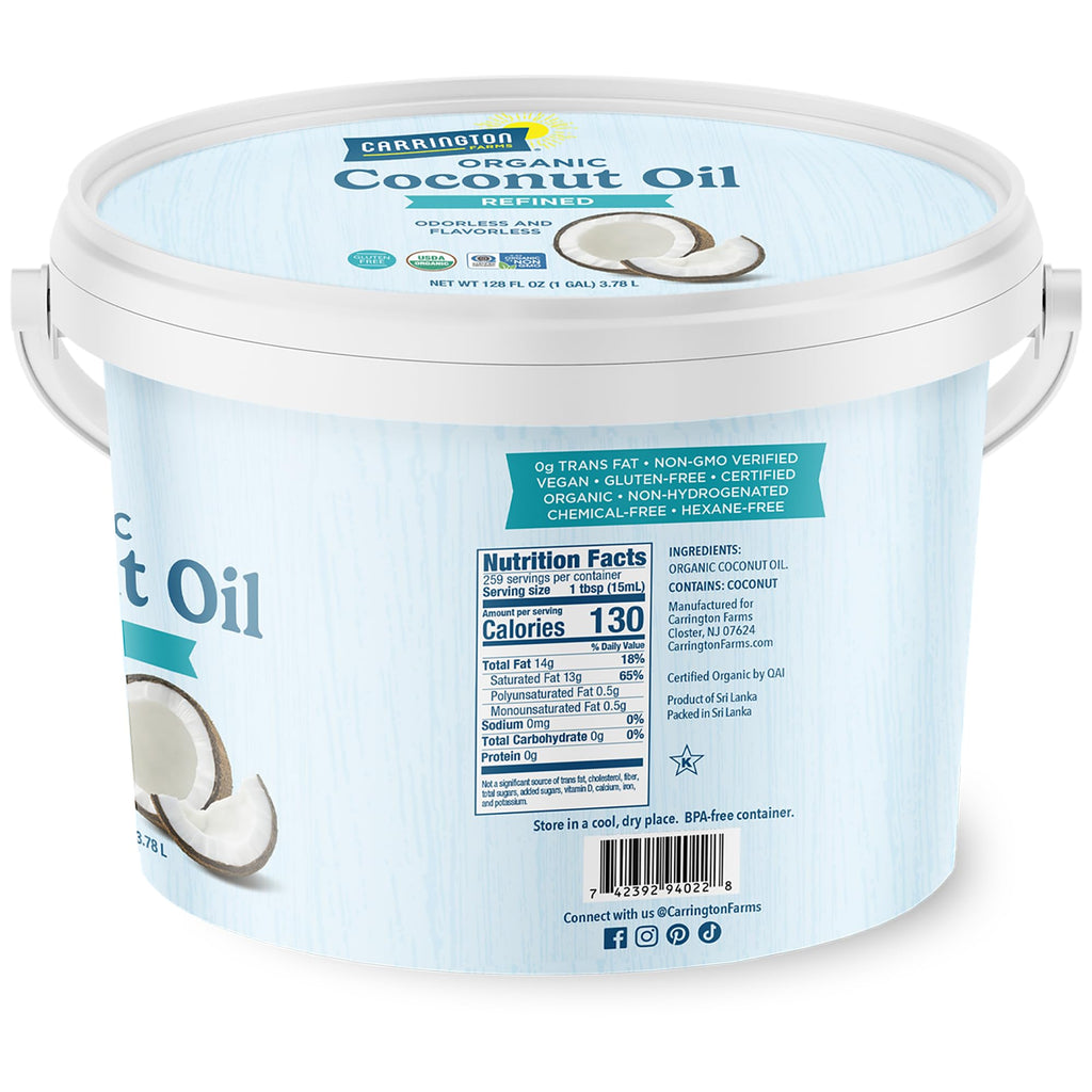 Organic Refined Coconut Oil 1 Gallon P6571