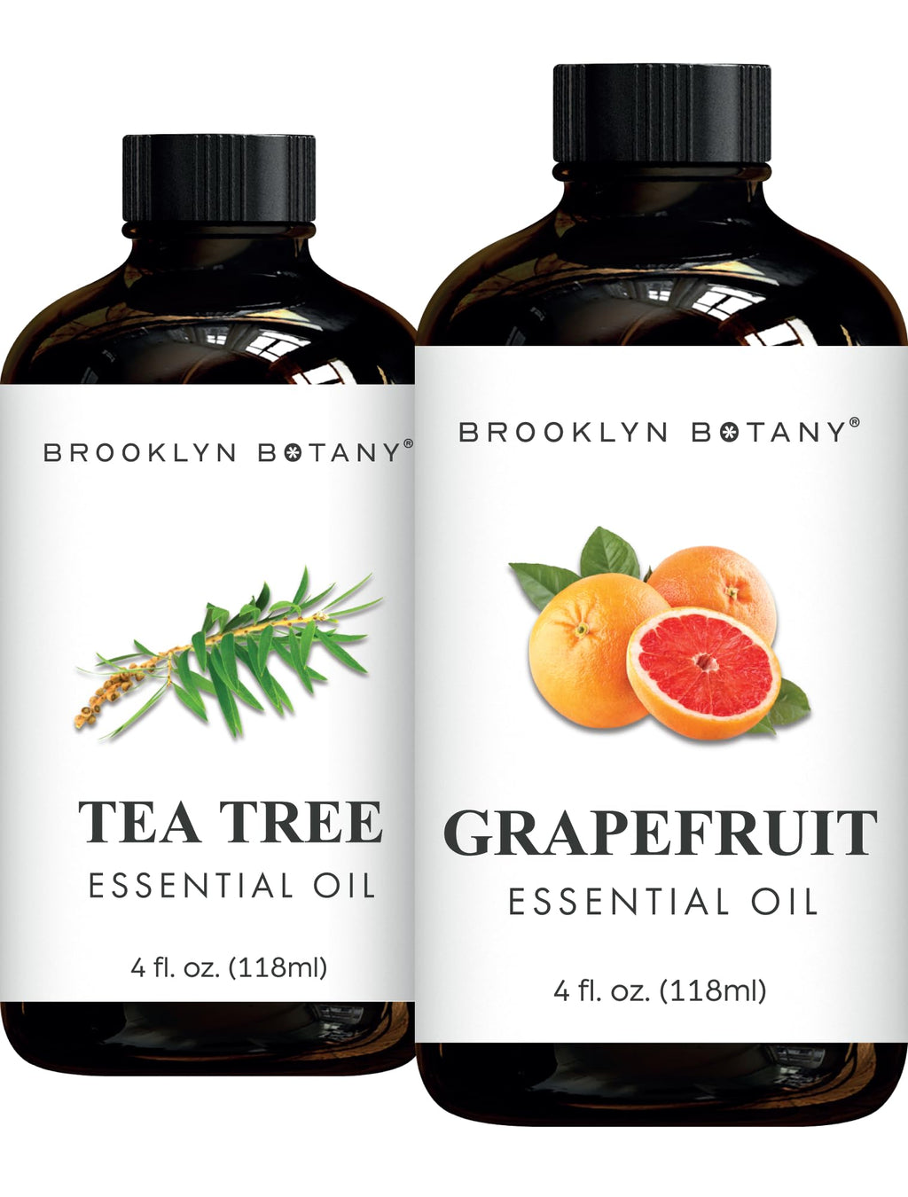 Tea Tree & Grapefruit Essential Oils 4 Fl Oz (Pack of 2) E570
