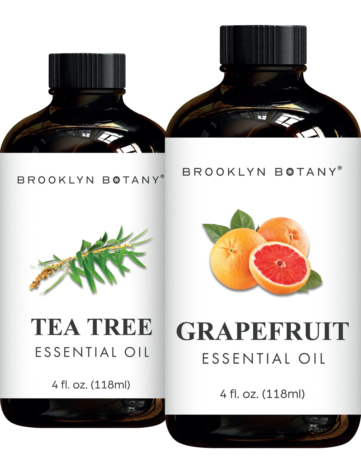 Tea Tree & Grapefruit Essential Oils 4 Fl Oz (Pack of 2) E570