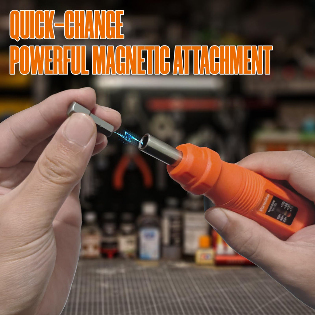 Torque Screwdriver Set, 10-70 In-lb, 1/4” Drive with Audible Click I830427