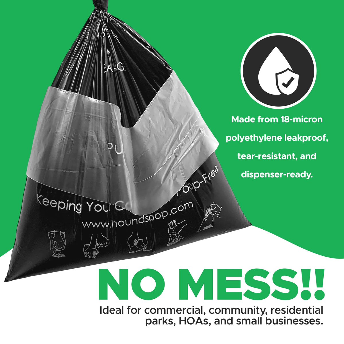XL Pull-Strap Header Pet Waste Bags A206084