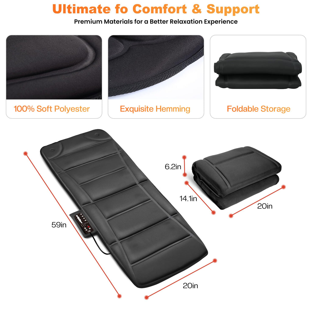 Full Body Massage Mat with Heat I9258