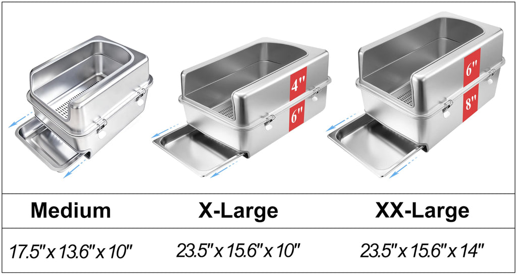 Pull-Out Sifting Cat Litter Box with Lid N747286