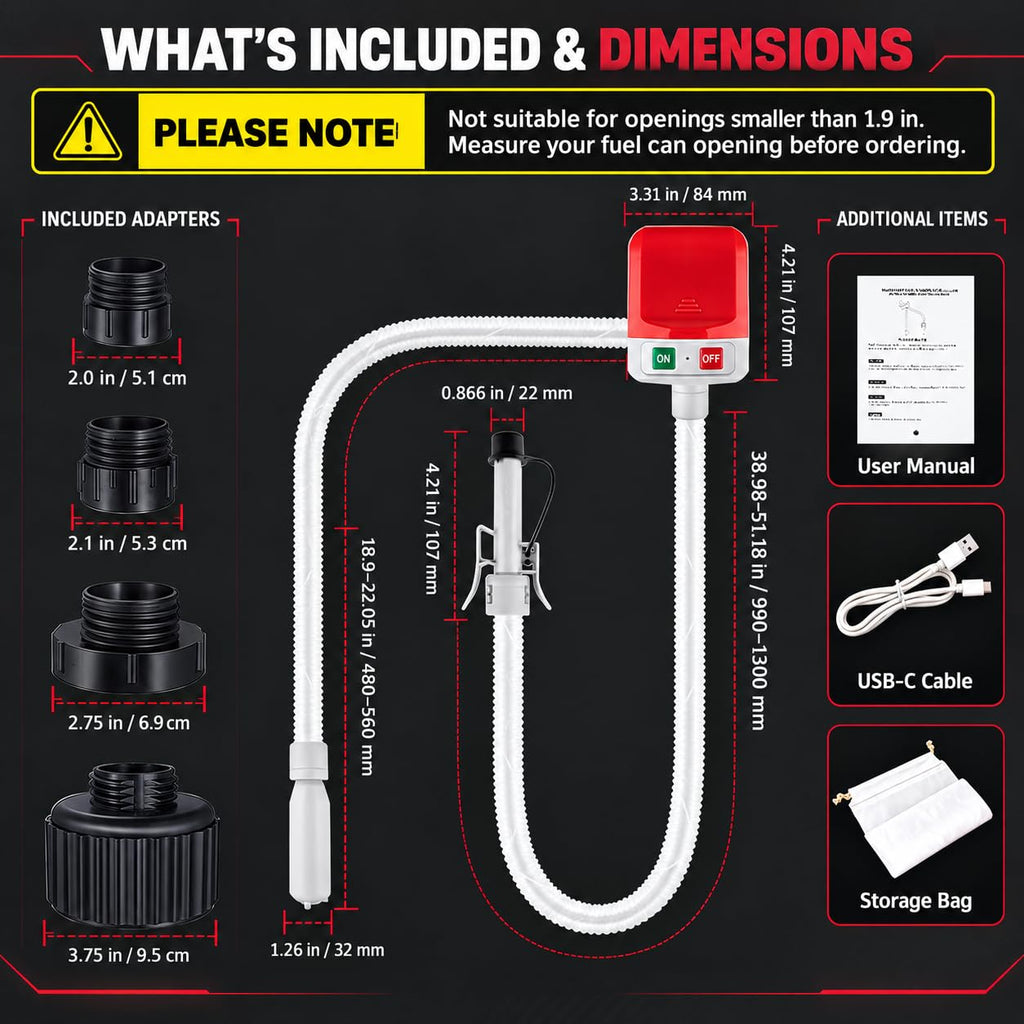 Battery Powered Electric Fuel Transfer Pump G210