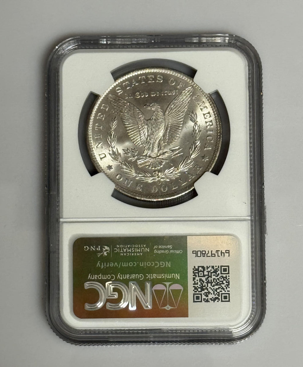 Morgan Silver Dollar Graded Coin V2408