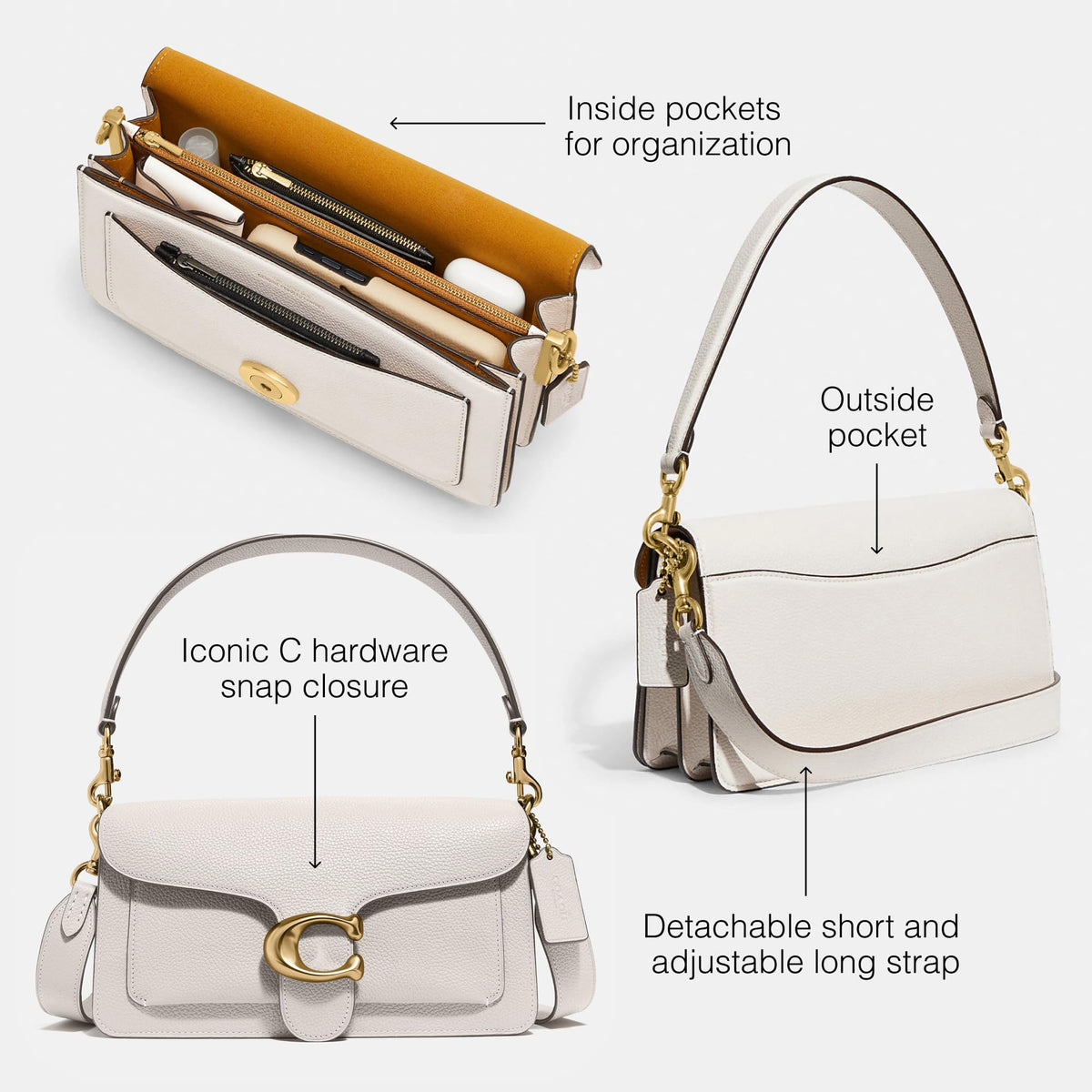 Leather Shoulder Bag E73974