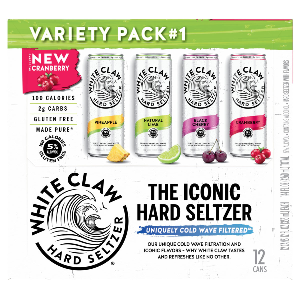 Hard Seltzer Variety Pack 12pk 12 Fl Oz Cans Y3077