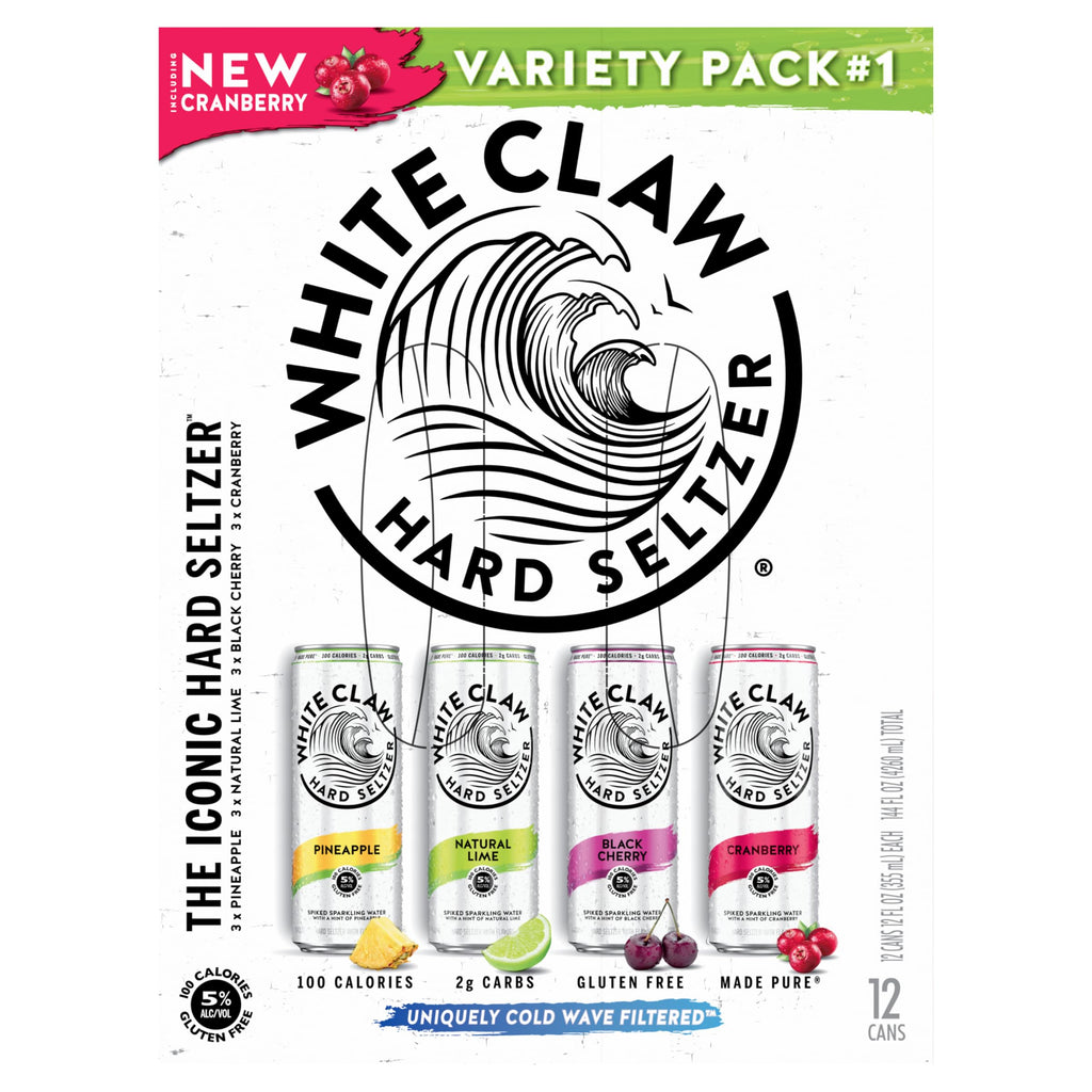 Hard Seltzer Variety Pack 12pk 12 Fl Oz Cans Y3077