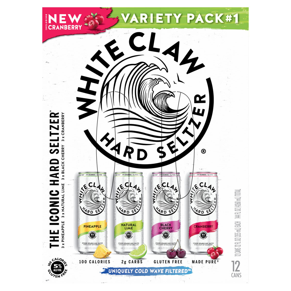 Hard Seltzer Variety Pack 12pk 12 Fl Oz Cans Y3077
