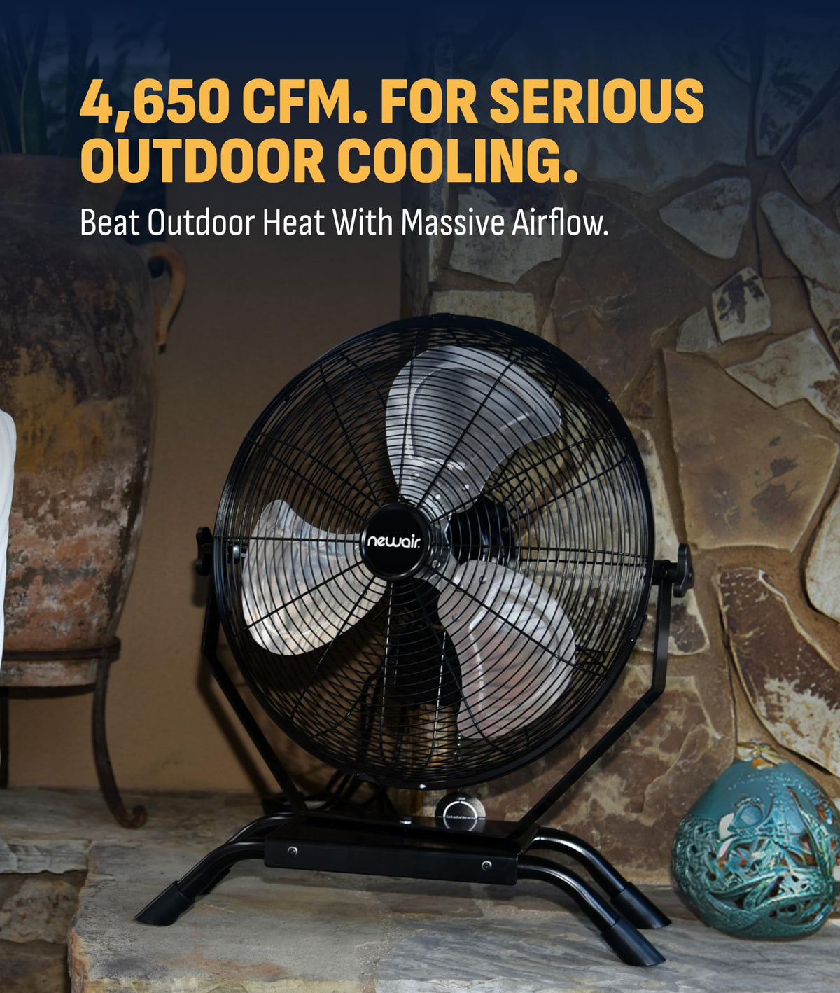 20" Outdoor Wall Mount Fan X35323
