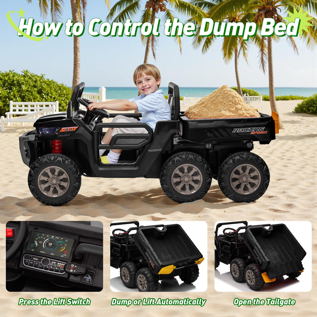 24V 2 Seater Ride on Dump Truck with Remote Control Z754811