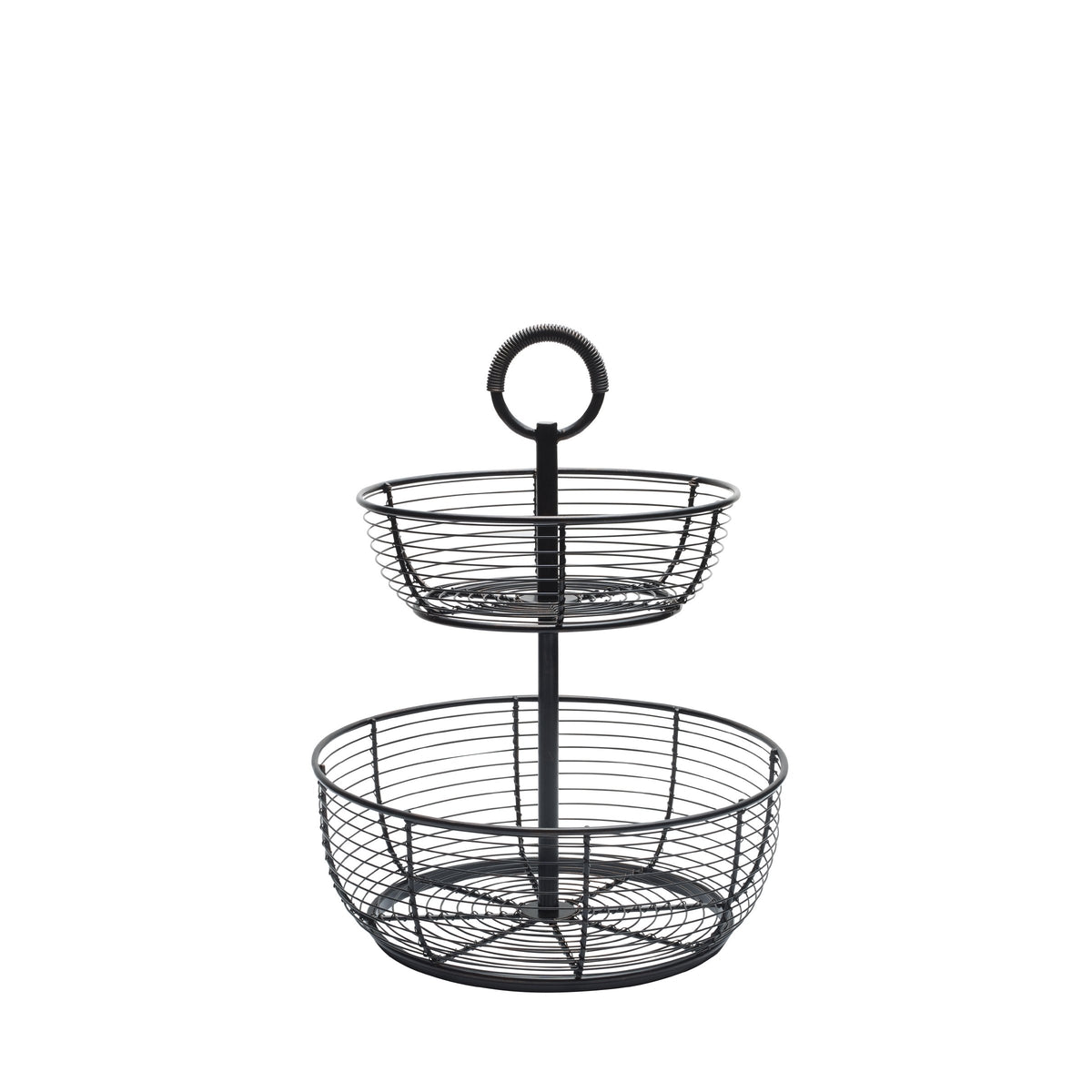 3-Tier Metal Floor Standing Fruit Storage Basket C6216