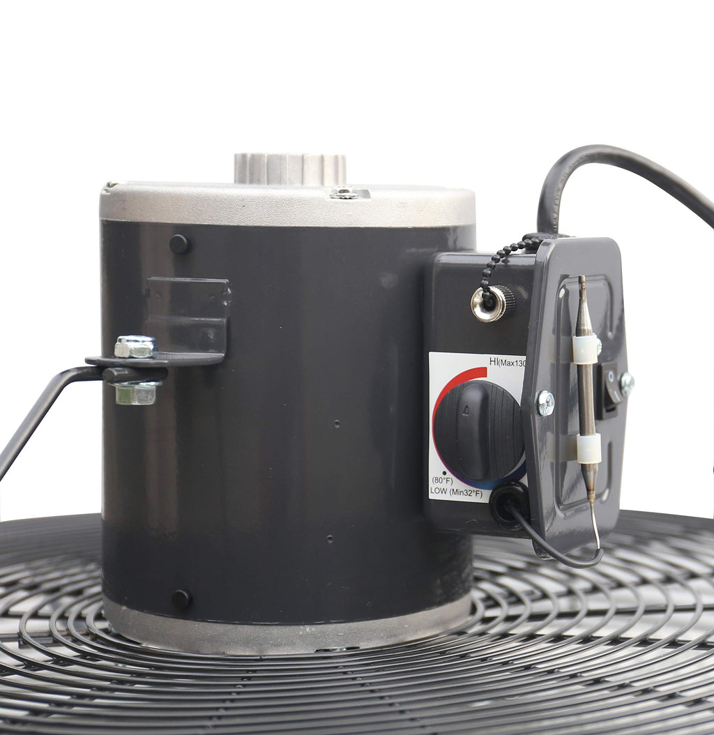 20 inch Shutter Exhaust Ventilation Fan with 3 Speed Thermostat J327