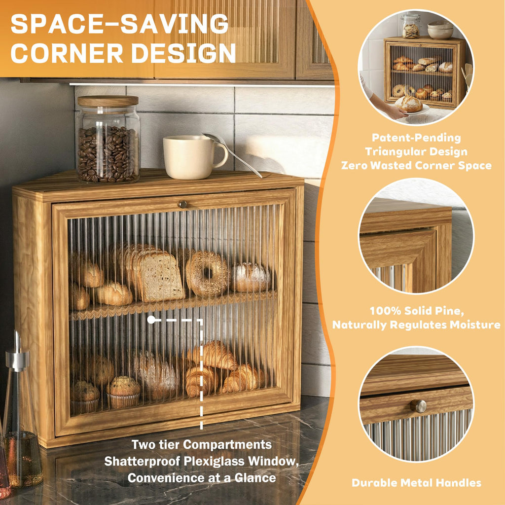 Double Layer Bread Box Y976