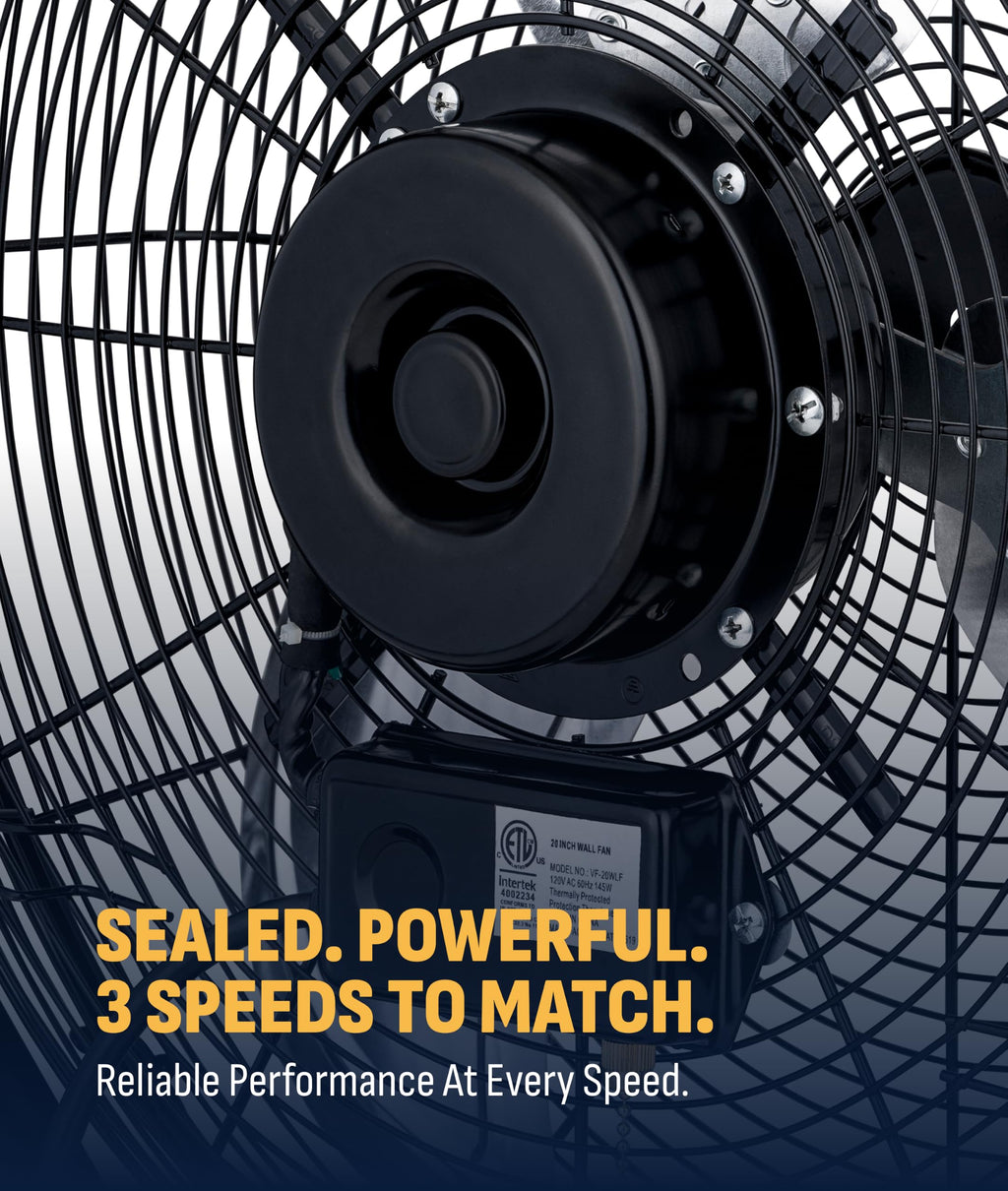 20" Outdoor Wall Mount Fan X35323