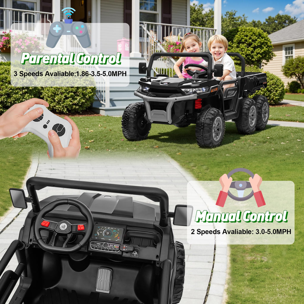 24V 2 Seater Ride on Dump Truck with Remote Control Z754811