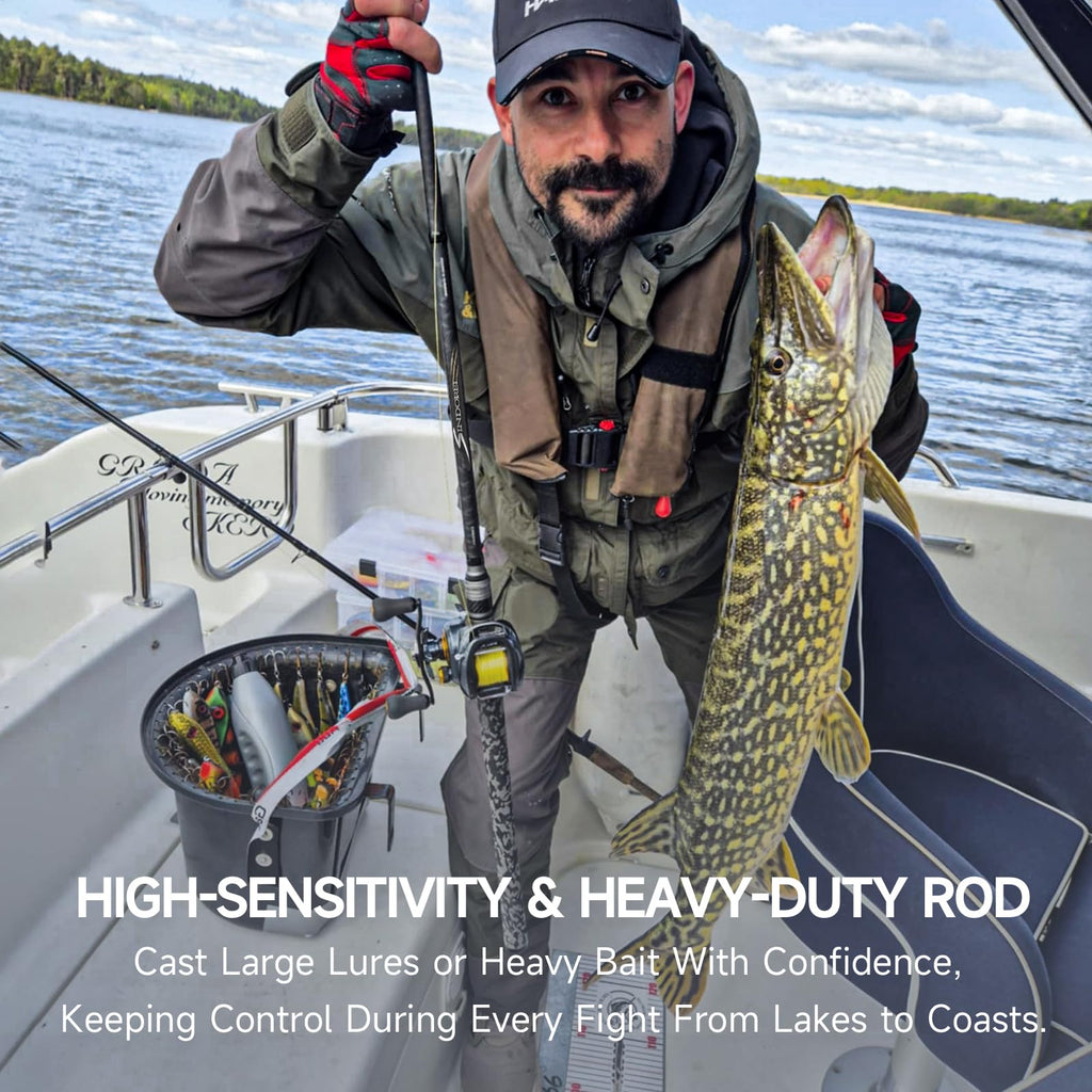 Heavy 2-Piece Fishing Rod M2239