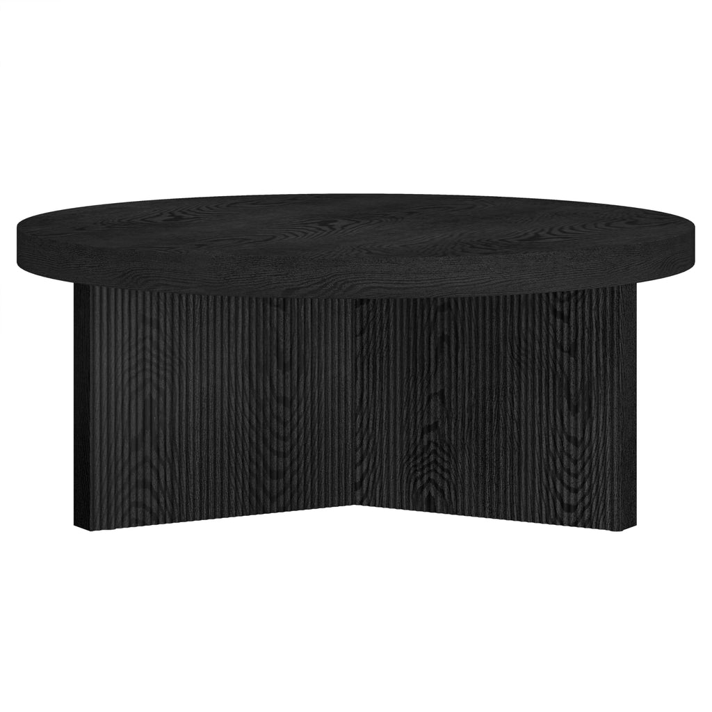 36" Scandinavian Fluted Coffee Table O9717