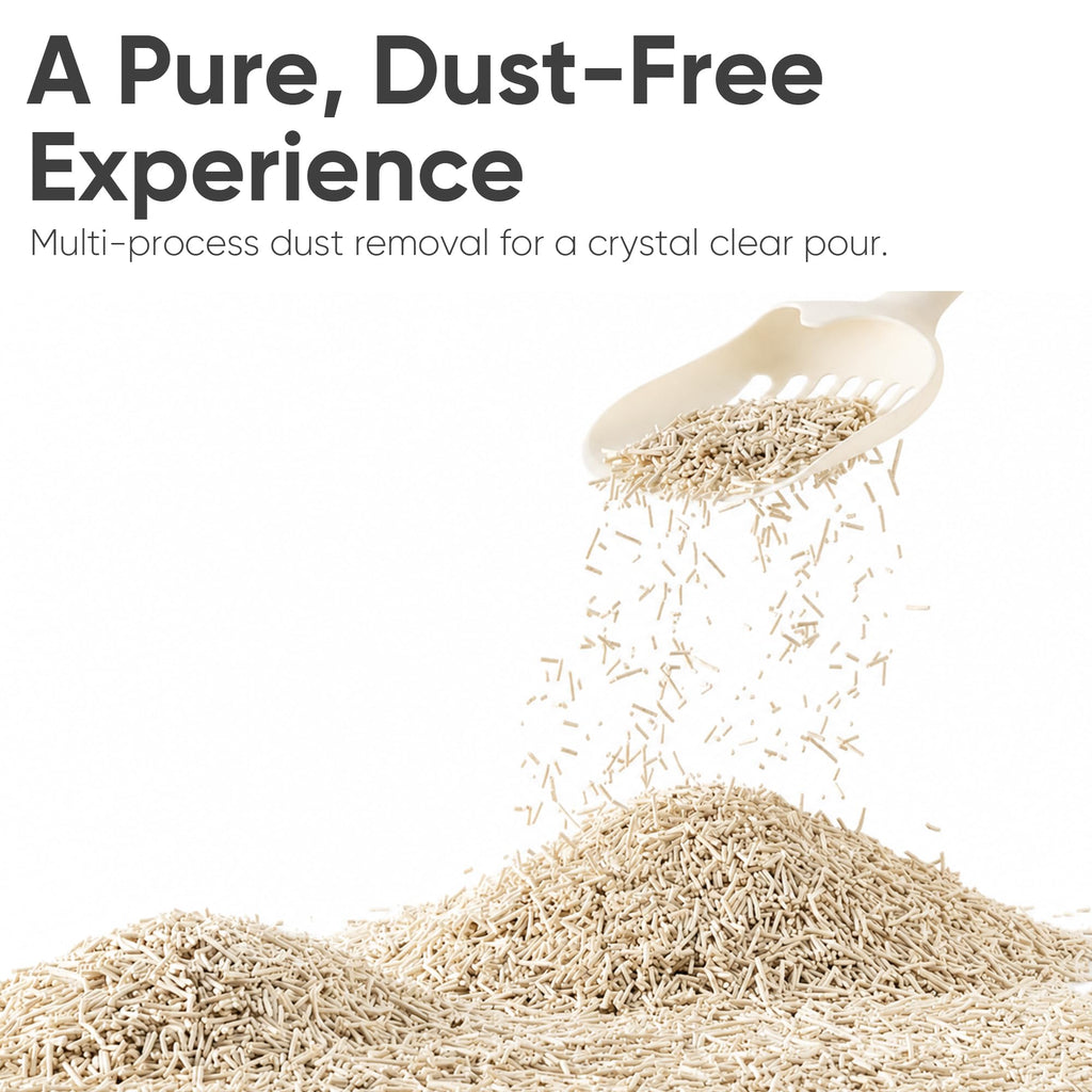 Unscented Plant-Based Clumping Tofu Cat Litter 12 lb Z156379
