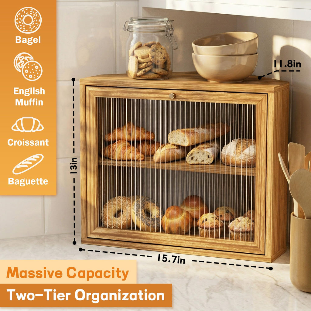 Double Layer Bread Box Y976